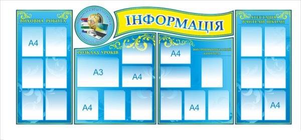 Комплект стендів для школи “Інформація”