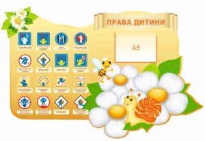 Стенд “Права дитини”