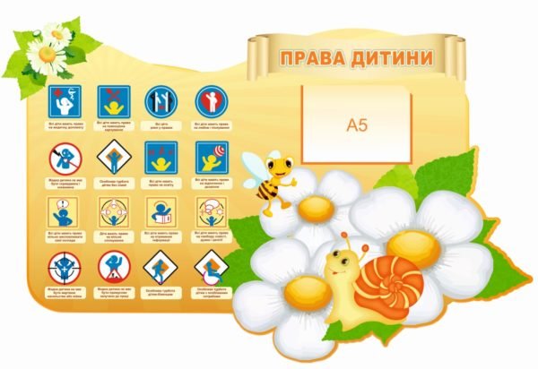 Стенд “Права дитини”