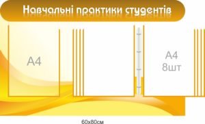 Стенд “Навчальні практики студентів”