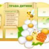 Стенд «Права дитини» з бджілкою