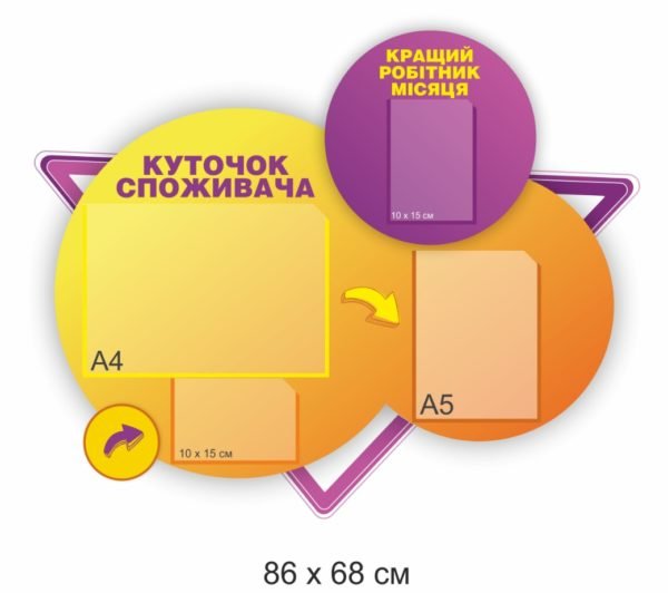 Стенд для підприємств «Куточок споживача»