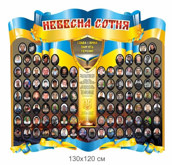 Стенд “Небесна сотня”