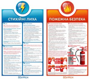 Стенд “Стихійні лиха та пожежна безпека”