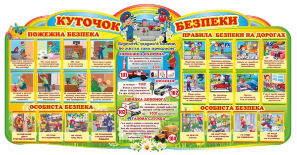 Куточок безпеки для дітей