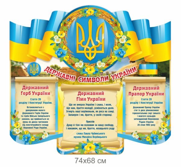 Стенд з барвінками “Символіка”