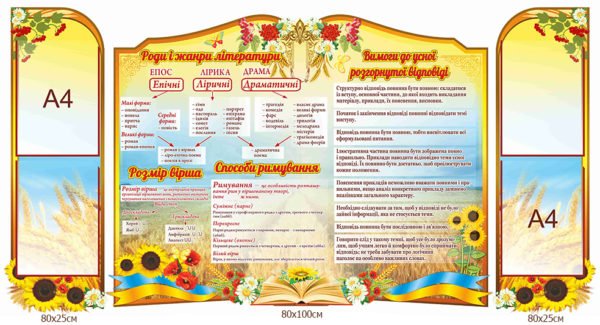 Український стенд з літератури