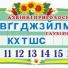 Стенд “Голосні та приголосні”