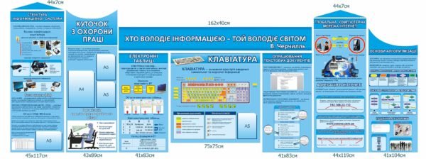 Комплект стендів в кабінет інформатики