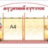 Стенд “Музичний куточок”