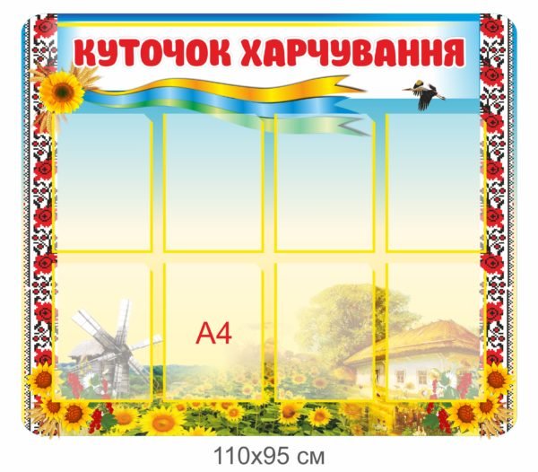 Стенд “Куточок харчування”