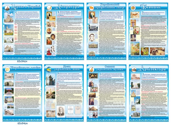 Комплект стендів в музей історії