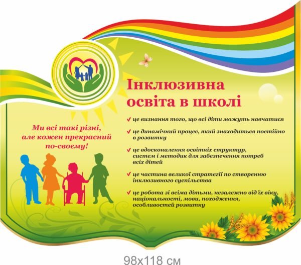 Стенд “Інклюзивна освіта”