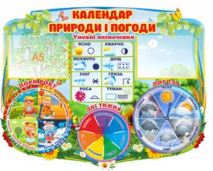 Стенд “Календар погоди і природи”