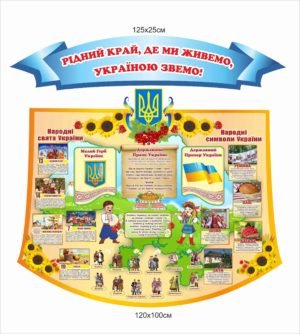 Стенд “Рідний край, де ми живемо”