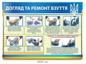 Стенд “Ремонт взуття”