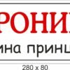 Табличка на коляску для дівчинки