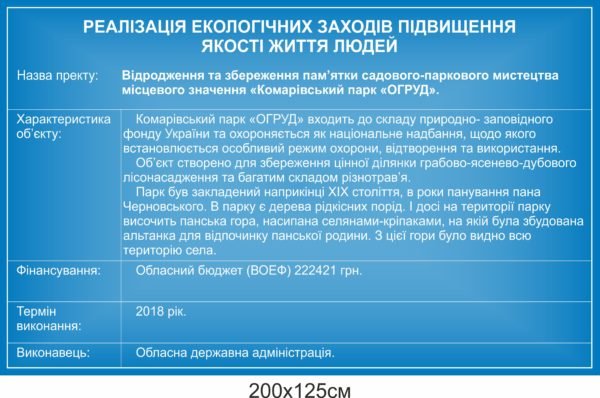 Стенд “Інформаційне панно”