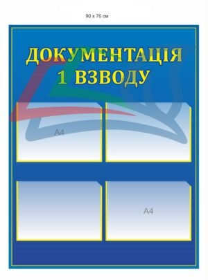 Стенд для військових “Документація взводу”