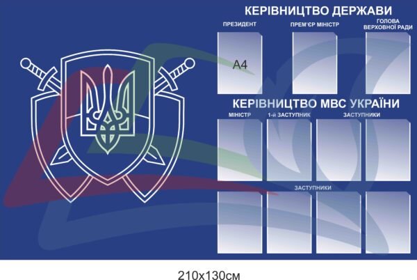 Інформаційний стенд для поліції