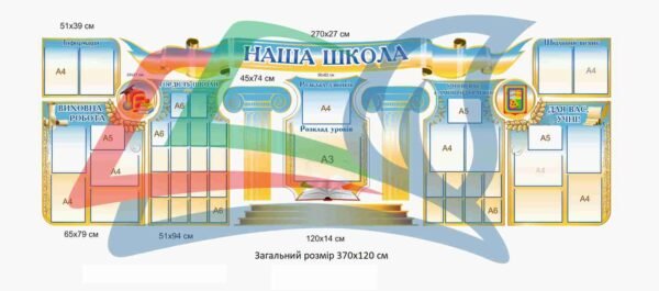 Стенди для оформлення вестибюлю школи