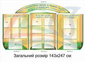 Стенди для центру дитячої творчості