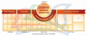Інформаційні стенди для оформлення шкільного коридору