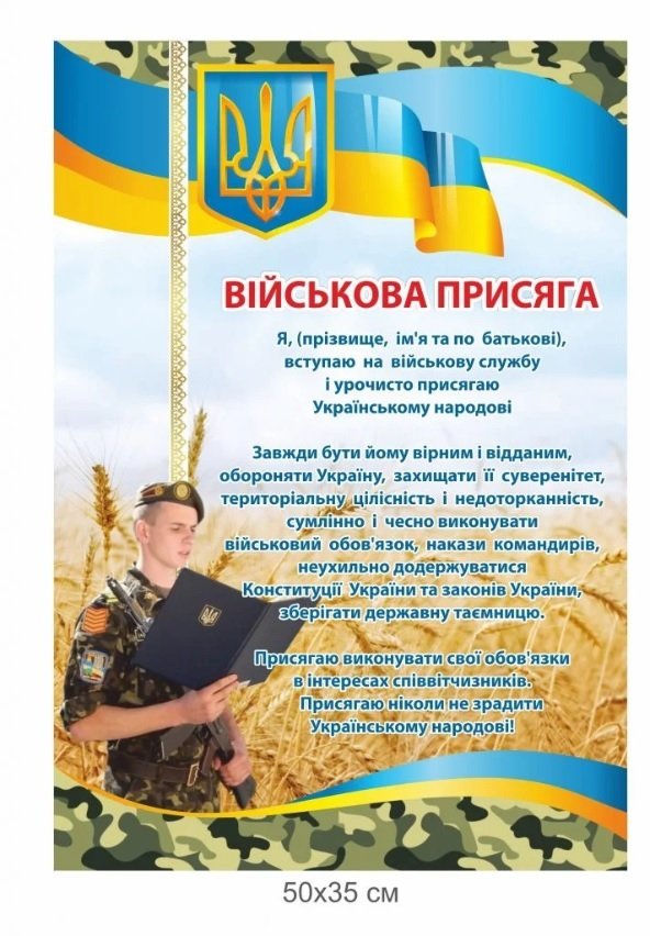 Комплекти стендів для військових