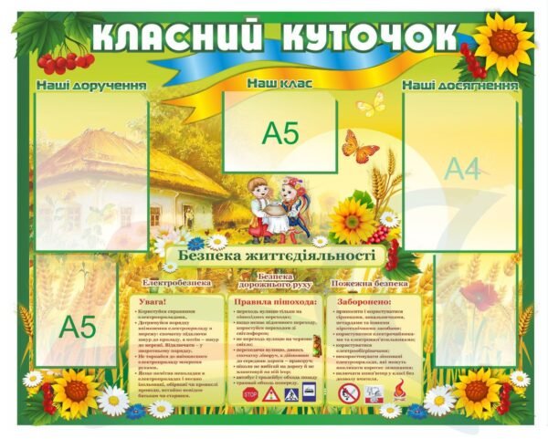 Класний куточок для початкового класу
