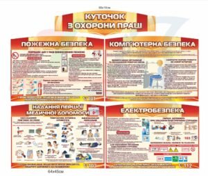 Куточок з охорони праці для школи