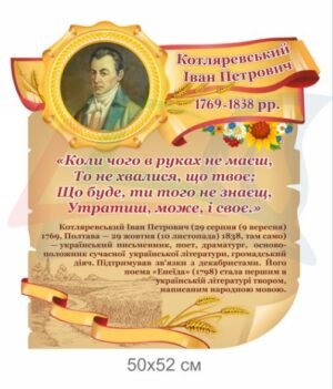 Стенд “Котляревський Іван Петрович”
