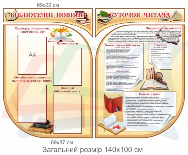 Стенди “Бібліотечні новини”