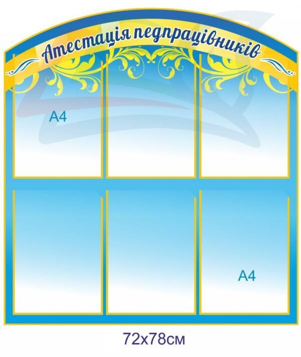 Інформаційний стенд “Атестація педпрацівників”