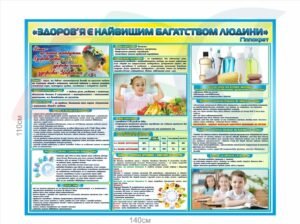 Стенд “Здоров’я є найвищим багатством людини”