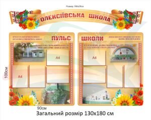 Набір стендів “Візитна картка школи”