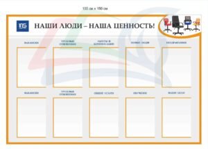Інформаційний стенд для підприємства