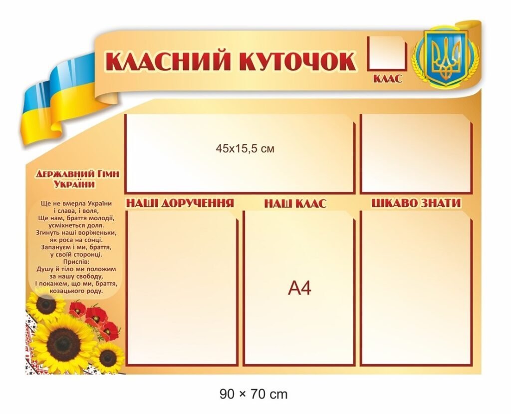 Класний куточок у сучасній школі
