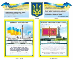 Комплект військових стендів “Державні символи”