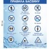 Вивіска “Правила басейну”