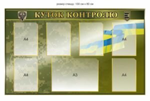 Військовий стенд “Куток контролю”