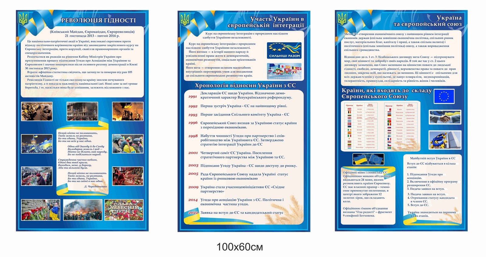 Стенди "Європейська інтеграція"