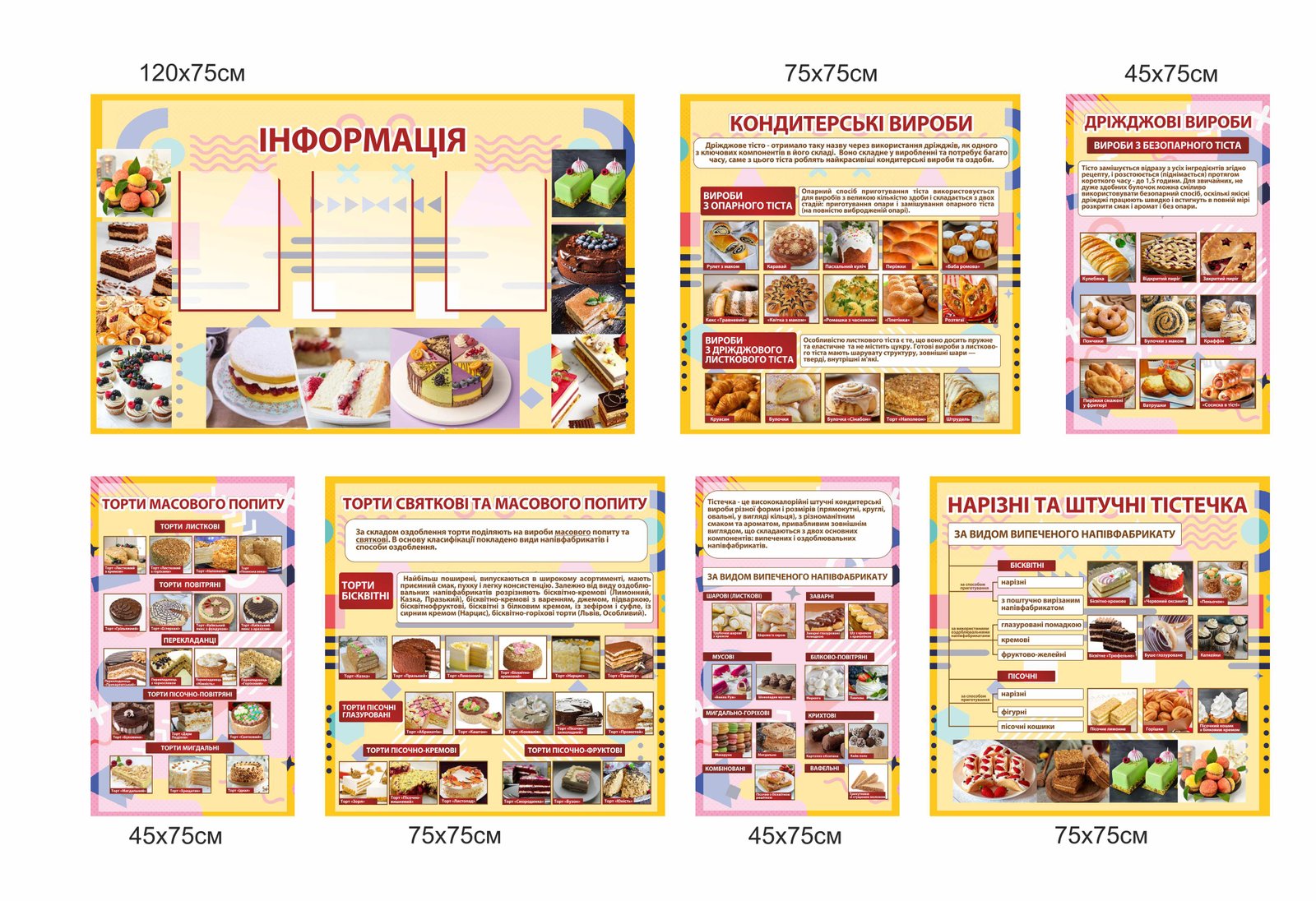 Стенди з професії "Кухар-Кондитер"