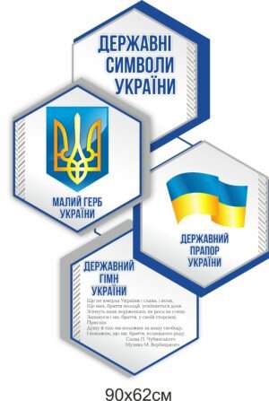 Пластиковий куточок з державними символами