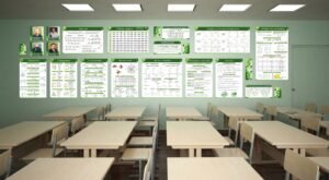 Сучасний комплект стендів з математики