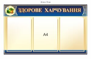 Стенд “Здорове харчування”